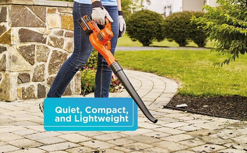 BLACK+DECKER Cordless Leaf Blower, 40V MAX , Leaf Blower Cordless with Battery and Charger, 125 MPH Air Speed, Lightweight Handheld Yard Sweeper (LSW40C) - Image 3